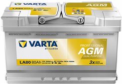 Varta Akumulator 80Ah 77Ah 75Ah 12V P Prof Dp Agm La80