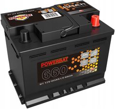 Powerbat Akumulator 12V 60Ah 60 Ah 660A Agm Start Stop 242X175X190