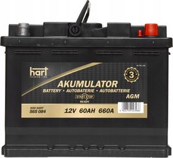 Hart Akumulator 60Ah 660A Agm P Premium