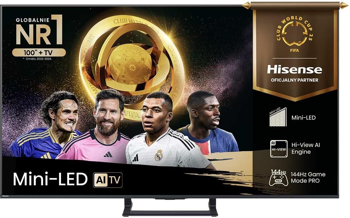 Hisense 55E8Q (Mini LED) 55″ 4K UHD – zdjęcie produktu z Ceneo