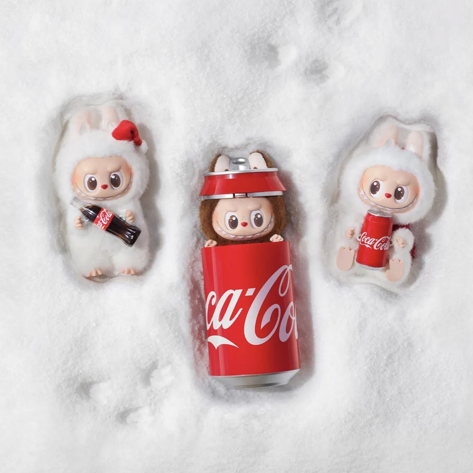 POPMART THE MONSTERS LABUBU × COCACOLA Pop Mart Labubu The Monsters Coca-Cola Vinyl Face (BLINDBOX