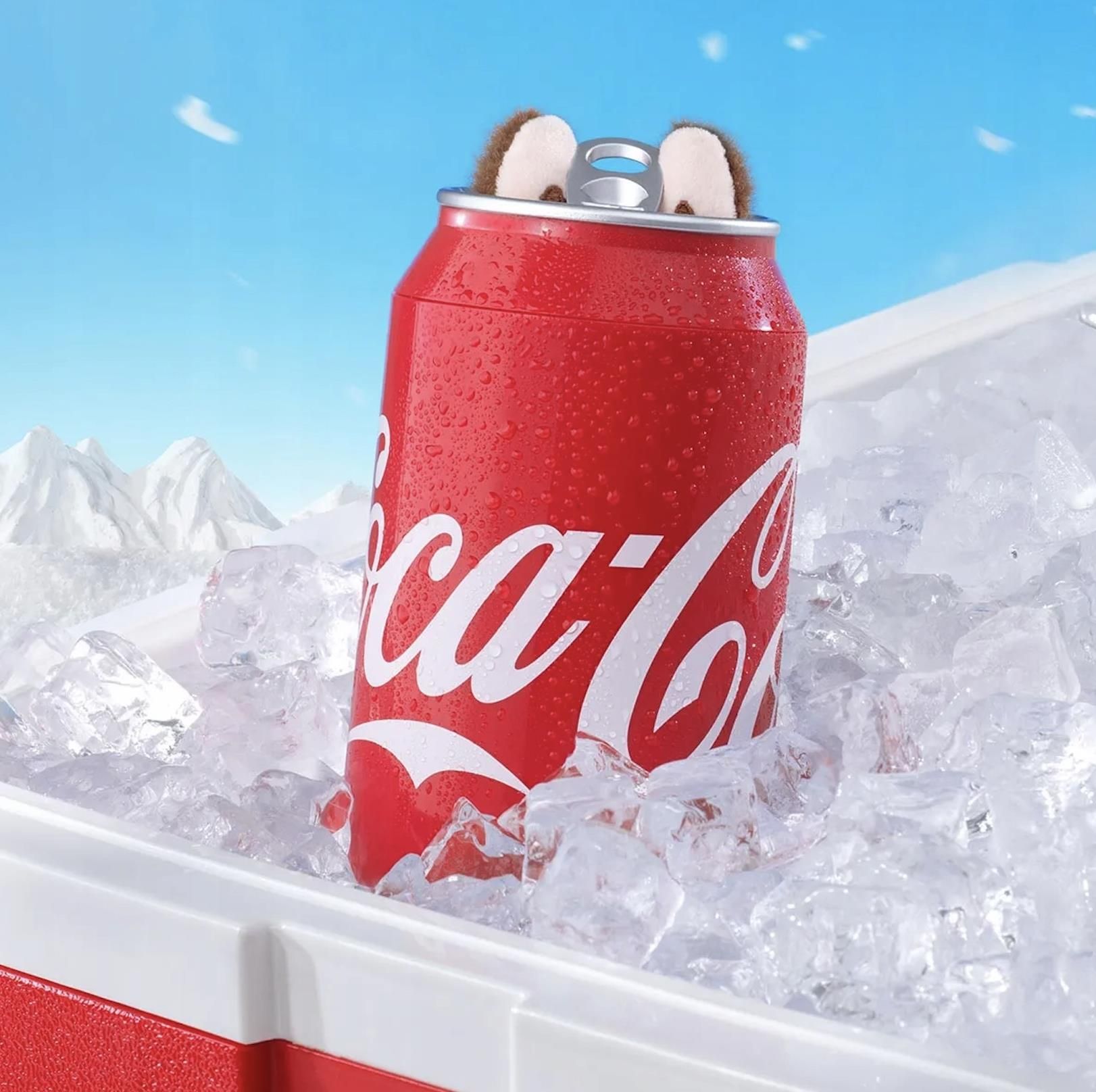 THE MONSTERS COCACOLA SeriesFigures 2セット POP MART The Monsters Coca-COLA Series-Vinyl Face Plush