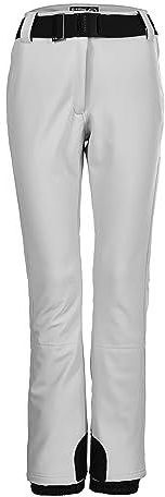 killtec Dames skibroek/functionele broek met randbescherming en sneeuwvanger KSW 49 WMN SKI PNTS, zwart-blauw, 40, 41985-000