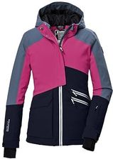killtec meisjes Ski-jack/functionele jas met capuchon en sneeuwvanger KSW 205 GRLS SKI JCKT, coral pink, 164, 43553-000