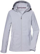 killtec Women's Softshelljack/outdoorjack met capuchon KOS 89 WMN SFTSHLL JCKT, dark rose, 44, 39138-000