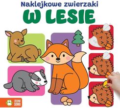 Zdjęcie Naklejkowe zwierzaki. W lesie - Syców