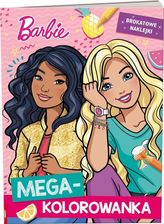 Zdjęcie Ameet Barbie Megakolorowanka Brokatowe Naklejki - Lublin