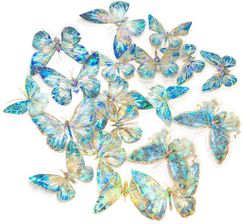 Zdjęcie Dpcraft Naklejki Połyskujące Pet Motyle 20Szt. Blue Stardust Dpcraft - Nowa Sarzyna