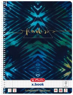 Brulion Na Spirali A4 80K. Kratka New Batik Fearless Herlitz