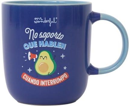 Tasse Mr. Wonderful En Céramique – Message Amusant – Lavage Main Recommandé – Passe Au Micro-ondes