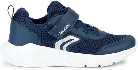 Geox Chłopięce J Sprintye Boy A Sneaker, Navy, 35 EU