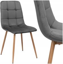 Zdjęcie Ehokery Krzesło Montana Velvet Grafitowy - Sanniki