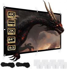 Zdjęcie Maclean Ekran Projekcyjny 84 Cale 175X131Cm, Mc-166 (VCMCLEPMCLMC166) - Recz