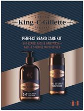 Zdjęcie King C. Gillette Zestaw Upominkowy Zestaw Do Pielęgnacji Brody Twarzy I Włosów 3 W 1 - Jastrzębie-Zdrój