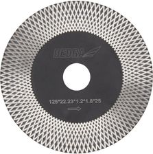 Zdjęcie DEDRA Tarcza diamentowa z segmentem typu romb 125x22,23mm, H1052 - Sępopol