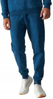 Męskie spodnie dresowe 4F joggery TROM0942 46S morski L