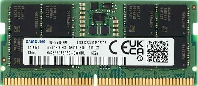Podzespoły do laptopa Samsung Pamięć Ram 16GB DDR5 5600MHZ