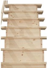 Zdjęcie Schody MP MAX Zębinowe Proste z pełnymi podstopnicami Sosnowe - Śrem