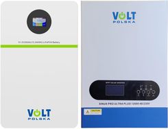 Zdjęcie Zestaw: inwerter solarny Volt Polska SINUS PRO SINUS PRO ULTRA PLUS 12000 48/230V (6200/12000W) + 100A MPPT (500V) + magazyny energii ULTRA 5 51,2V 20 - Radlin