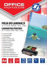 Zdjęcie Office Products Folia Do Laminowania Błyszcząca A6 80Mic 100Szt. - Sierpc