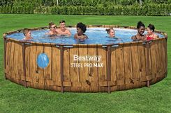 Zdjęcie Basen Stelażowy 14FT 427x107cm Steel PRO MAX BESTWAY - Ruda Śląska