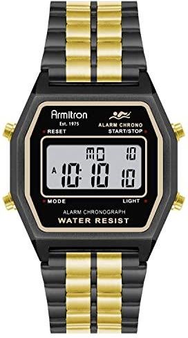 Armitron - Orologio sportivo unisex, digitale, con cronografo, cinturino in resina, 45/7024, Rosa/Argento