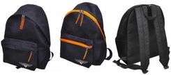 Zdjęcie Mp Main Paper Plecak Sampack Czarny Z Pomarańczowymi Elementami - Miłosław