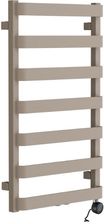 Zdjęcie Excellent METEOR Grzejnik łazienkowy elektryczny 85x50 cm z grzałką elektryczną 400W Cappuccino GREX.ME85.SET.CA - Opatowiec