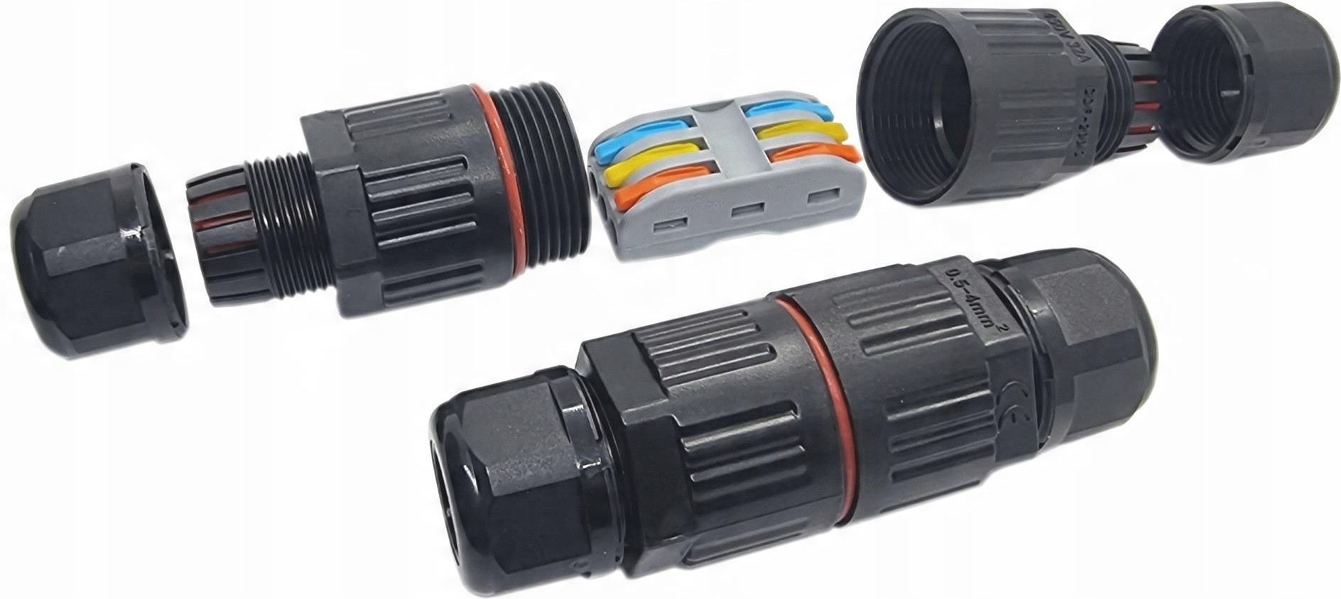 Elektroniksc Cdf-200/3 Mufa Hermetyczna Ip68 3 Tory Na Przewód 12596 ...