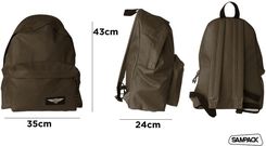 Zdjęcie Mp Main Paper Plecak Sampack Brązowy - Szamotuły