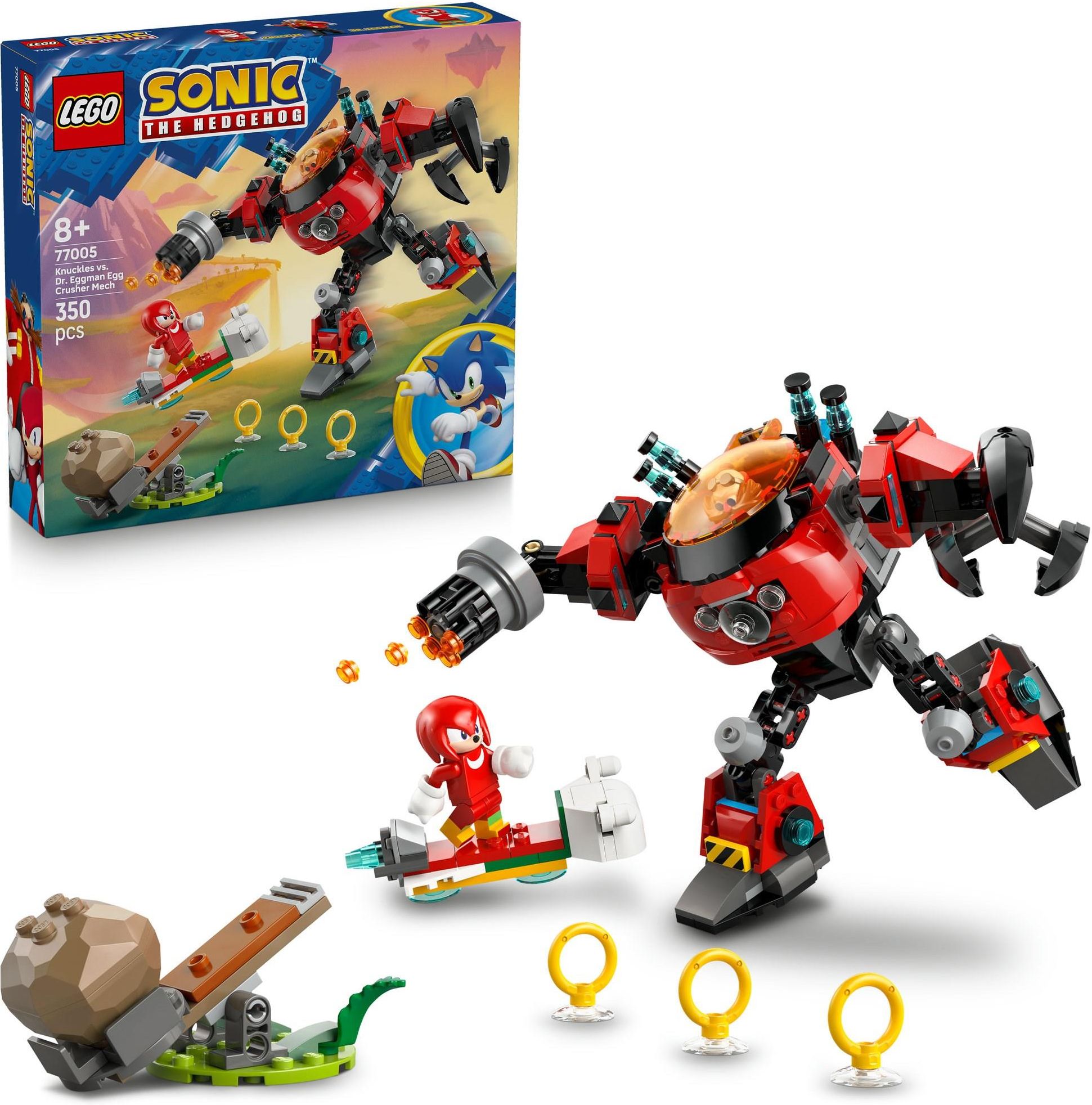 LEGO Sonic The Hedgehog 77005 Knuckles kontra Dr. Eggman w mechu