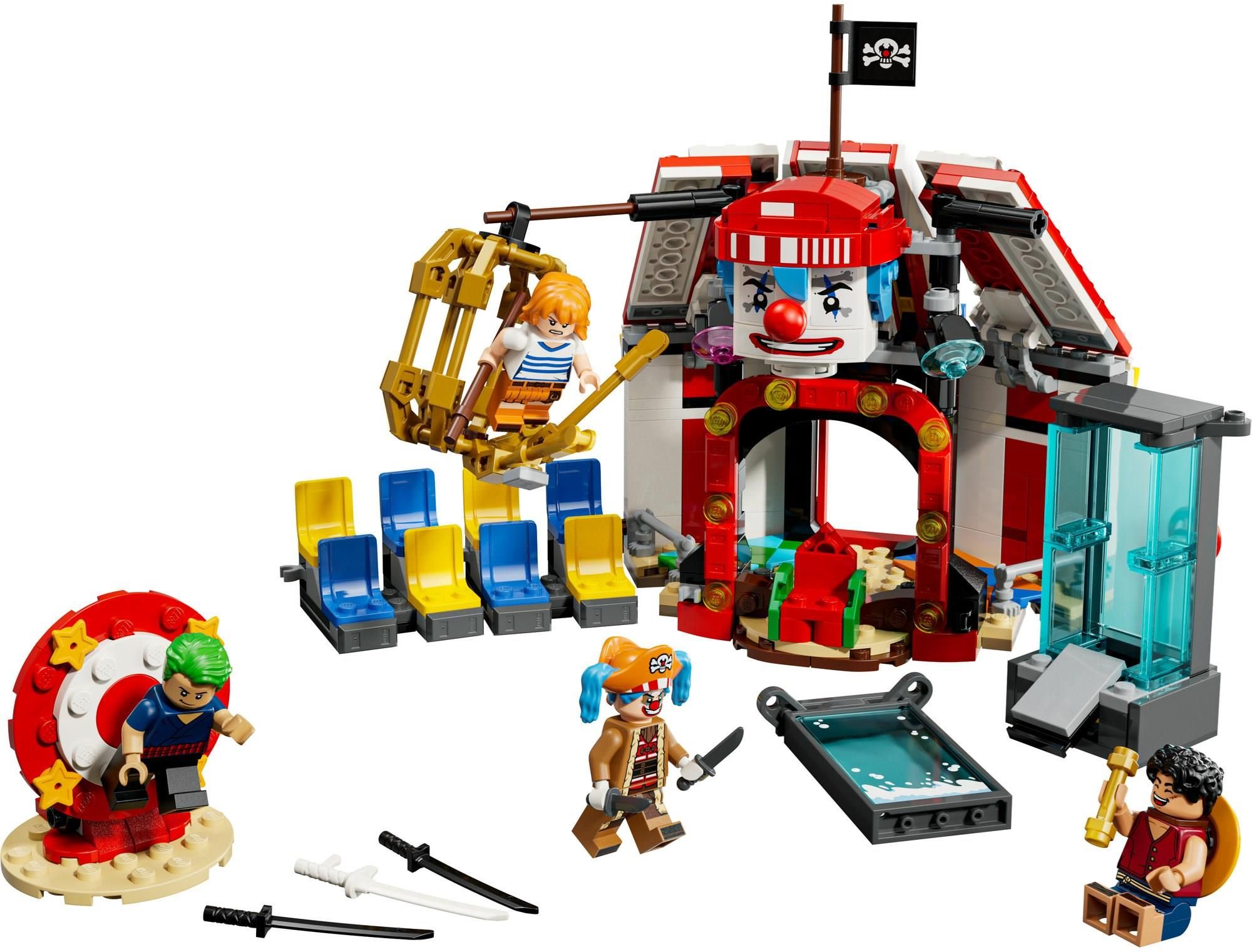 фото Блоковий конструктор LEGO One Piece Цирковий намет клоуна Баґґі (75637) 3