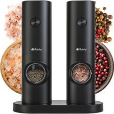 Elektryczny M�ynek do Pieprzu i Soli Zestaw 2 szt Ceramiczny Precyzyjny LED Ruhhy 25558