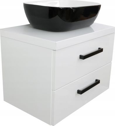 SZAFKA ŁAZIENKOWA POD UMYWALKĘ 60 CM |LAKIER | MDF