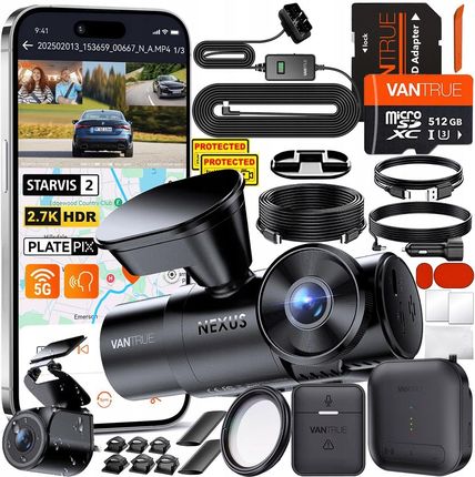 VANTRUE NEXUS 4 Pro ドライブレコーダー Vantrue N4 Pro 4K Dash Cam – 3-Channel, Night Vision, WiFi & GPS