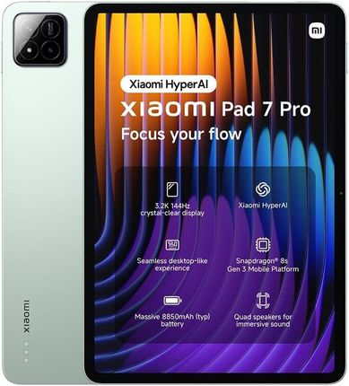 Xiaomi　pad 7 pro 8GB 256GB グリーン Tablet Xiaomi Pad 7 Pro 8/256 GB Zielony - Ceny i opinie na