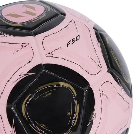 Adidas Mess Mini Ball Light Pink Black Dark Football Gold 1 - Ceny i ...