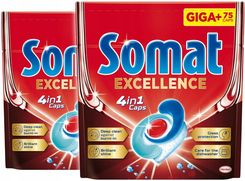 Ranking Somat Excellence Tabletki Do Zmywarki 4w1 2x75szt. Jakie tabletki do zmywarki? Ranking