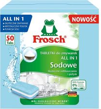 Ranking Frosch Sodowe Tabletki Do Zmywarek All In One 50szt. Jakie tabletki do zmywarki? Ranking