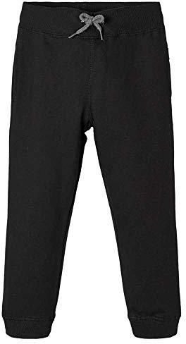 NAME IT NKFNOLAYLA NREG Sweat Pant Bru, Pantaloni della Tuta Bambina, Black