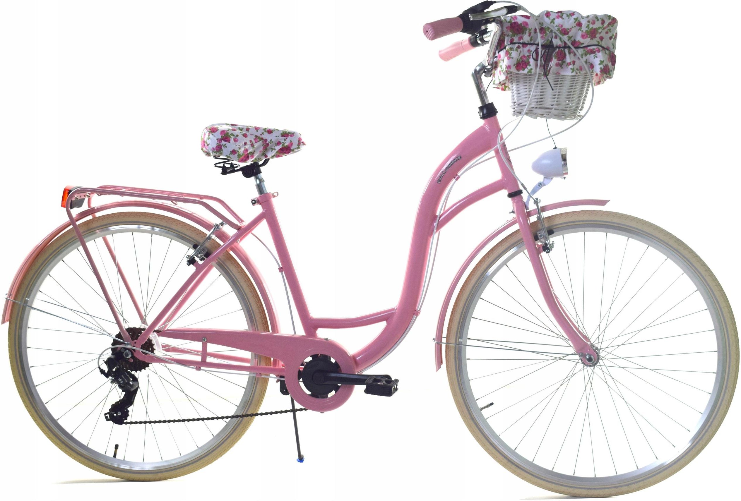 Dallas Bike Rower Damski Miejski Biegi Damka Aluminium Różowy 26 2025 ...