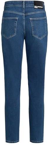 STREET ONE Damen Jeans Slim Fit – Dark Indigo, High Waist & Bootcut