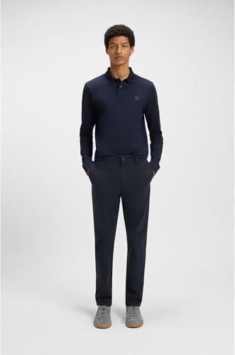 BOSS Męskie chino, zwężane, Dark Blue404, 36W / 30L [esnt