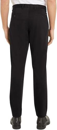 Tommy Hilfiger Męskie chinosy Harlem MW0MW36708, Chino, czarne