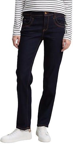 TOM TAILOR Dames jeans 202212 Alexa Straight, 10138 - Rinsed Blue Denim (new), 28W / 32L TOM TAILOR Dames jeans 202212 Alexa Straight, 10138 - Rinsed Blue Denim (new), 28W / 32L