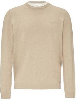 s.Oliver Sweter z dzianiny z wyszywanym logo, 82W0, M [esnt]