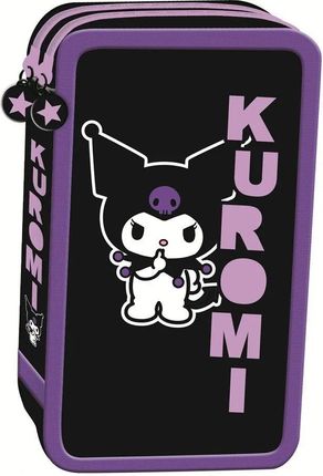 St-Majewski Piórnik Podwójny Z Wyposażeniem Kuromi Black