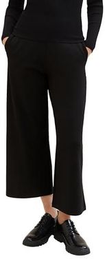 Tom Tailor Denim [AP] Damskie spodnie Culotte, 14482 – Deep Black, L