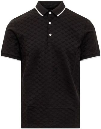EMPORIO ARMANI markowa koszulka POLO ALL OVER
