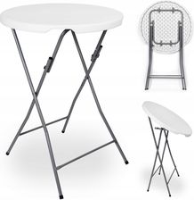 Zdjęcie Ehokery Stolik Cateringowy Gala 80cm Biały - Wschowa